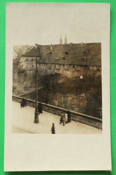 AK Nürnberg / 1921 / Foto / Brücke Gebäude Architektur